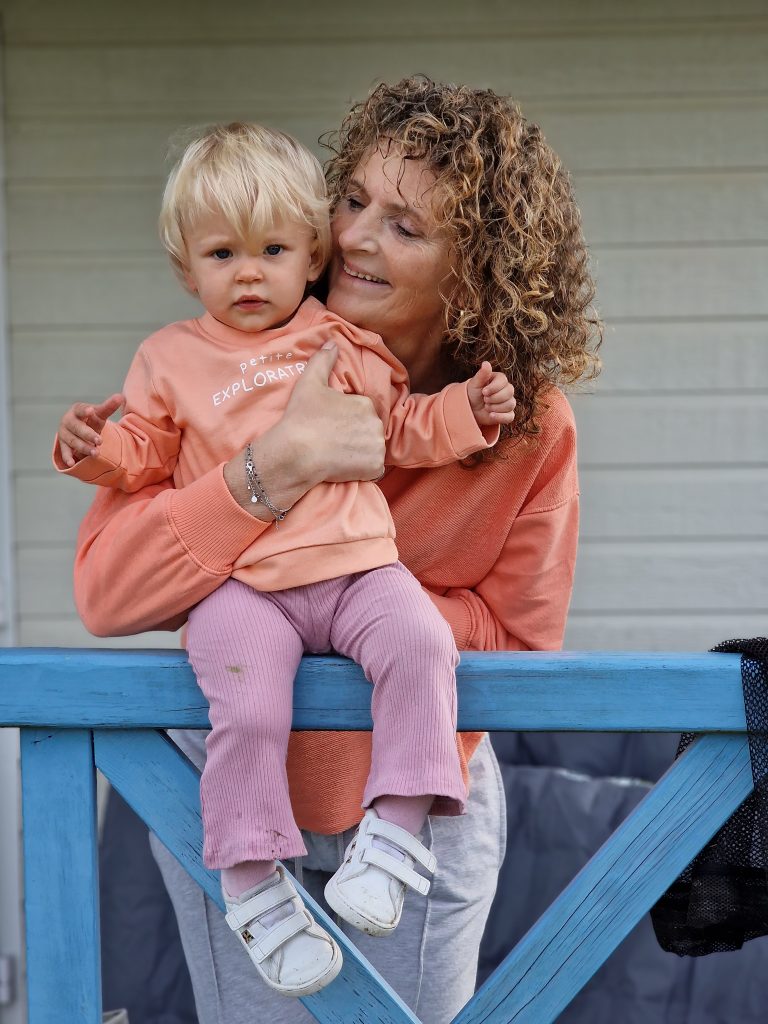 Annet en haar kleindochter Mila