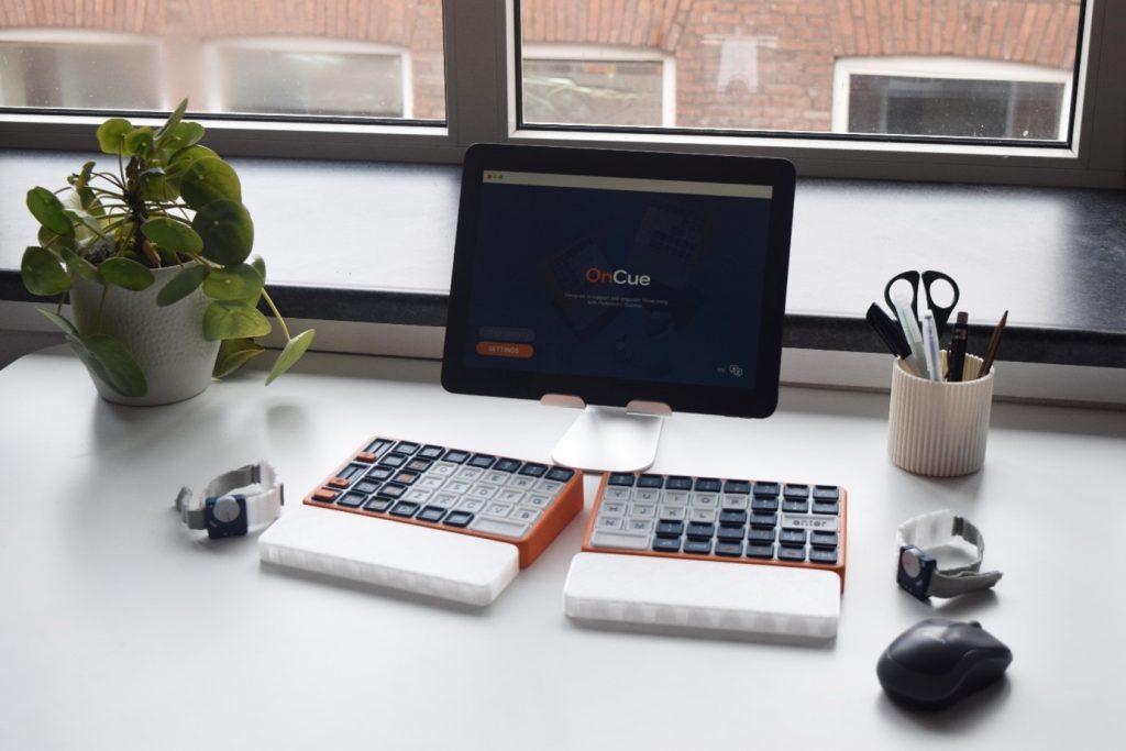 Een toetsenbord speciaal voor mensen met parkinson