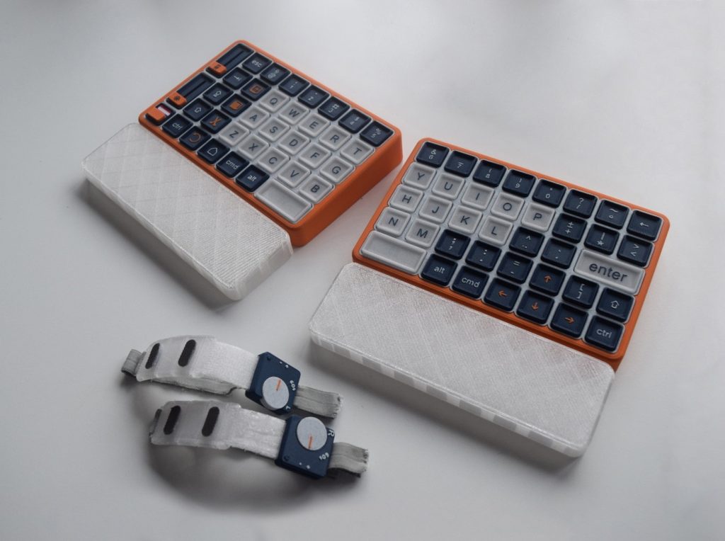 Een toetsenbord speciaal voor mensen met parkinson