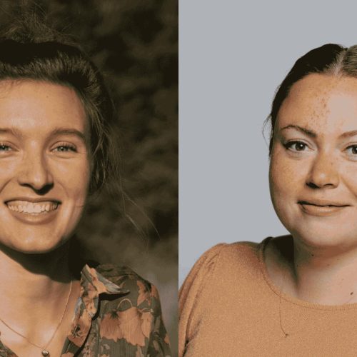 Arianne Gravesteijn en Pauline van barschot ontvangen de eerste twee Techniekbeurzen.
