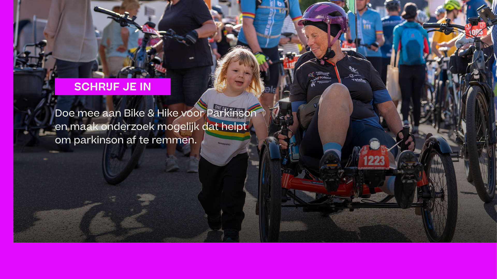 Bike & Hike voor Parkinson