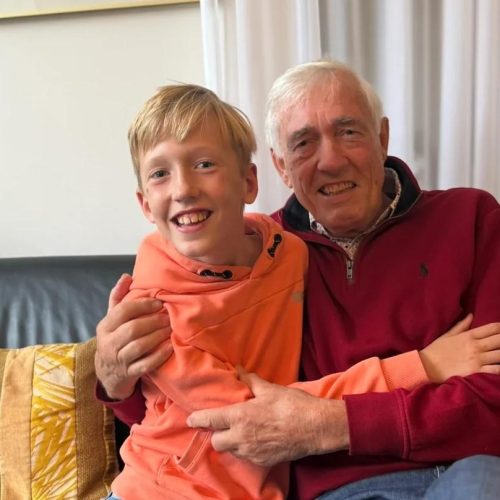 chris met opa niek squat voor parkinson